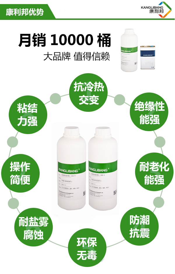 鉑金硫化硅膠粘玻璃膠水CL-26AB-9大品牌值得信賴